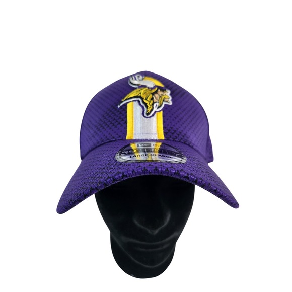 New Era Other - New Era Minnesota Vikings 39THIRTY Flex Fit Hat Large XL Purple NFL